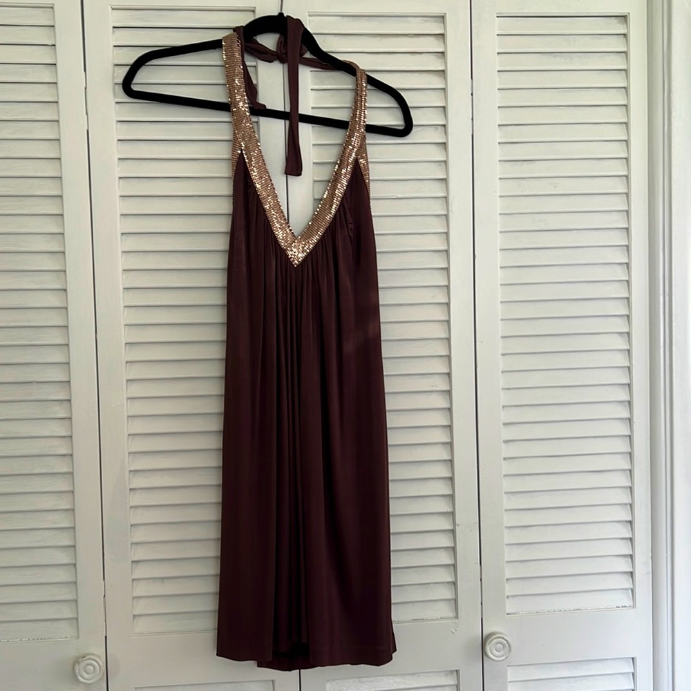 Medium BCBG Midi Dress in Brown